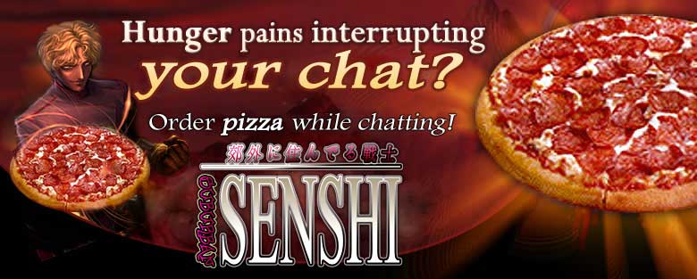 Hunger pains interrupting your game?  Order pizza while playing!